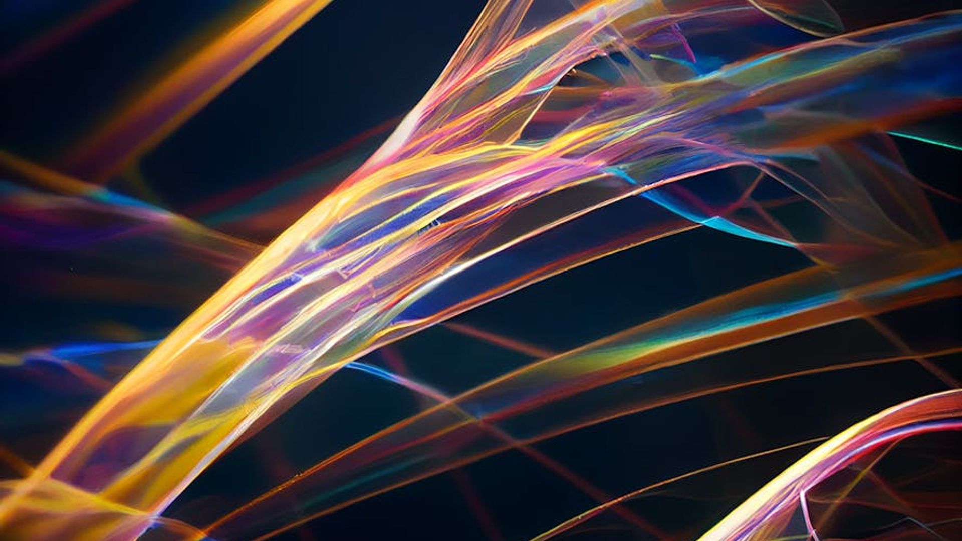 Abstract background with flowing lines suggesting energy and movement.