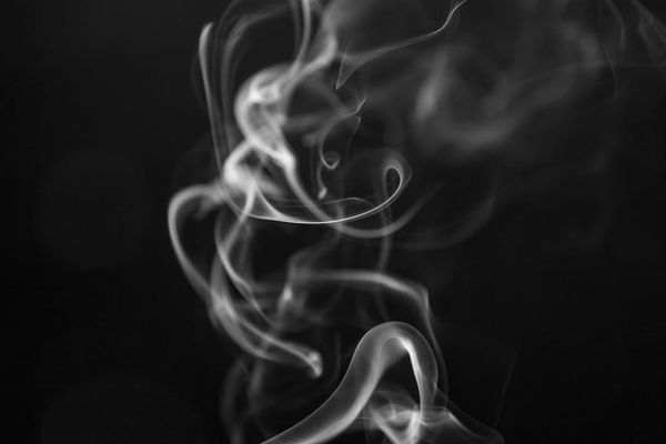 Abstract visual representing the flow of breath.